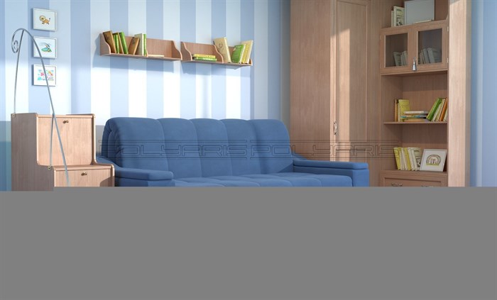 Прямой диван "Омега" Polyaris - фото 16201