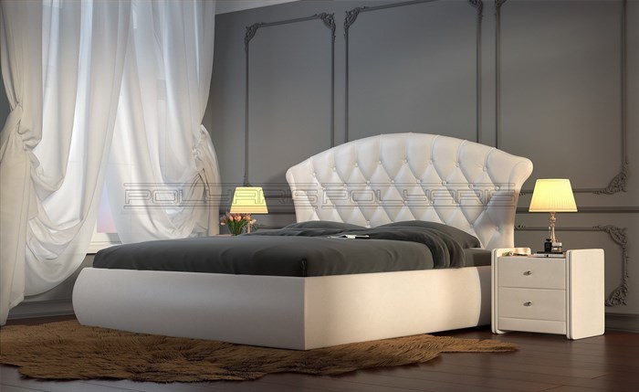 Кровать в мягкой обивке  "Лиза" Polyaris - фото 21319