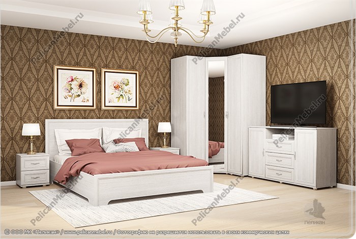 Спальня "Классика" композиция 5 Пеликан - фото 36788