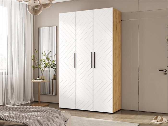 Шкаф 3-х створчатый 1350 "Флэш" Миф 16777