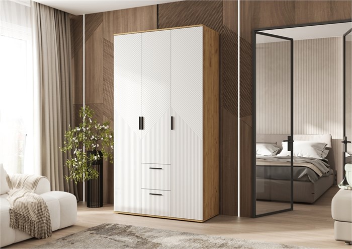 Шкаф 3-х створчатый  "Сильвия" Миф 16782