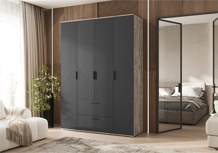 Шкаф 4-х створчатый  "Сильвия" Миф 16783