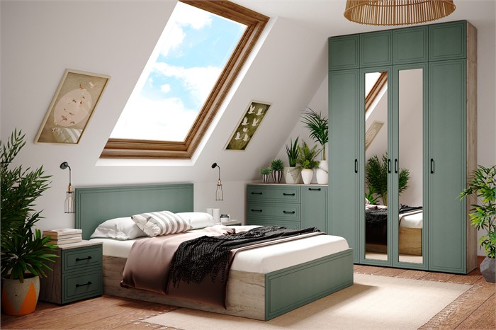 Модульная спальня "Бруклин" Микон 16802