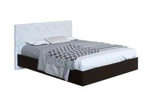 Кровать двойная №1 (парящая) SV 1,4м "Ромб" с мягким изголовьем