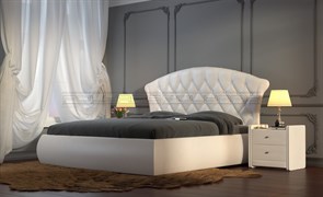 Кровать в мягкой обивке  "Лиза" Polyaris