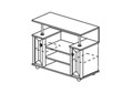ЯН-26 Тумба под телевизор "Янна" 2073260405