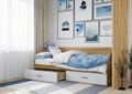 Кровать 800/2 ящика Лайт Горизонт 14190 - фото 44015 Кровать 800/2 ящика Лайт Горизонт 14190 - фото 44015